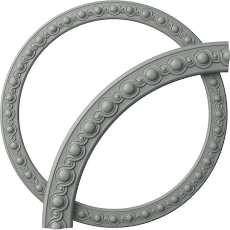Ekena Millwork 35 1/2-in. OD x 29 1/2-in. ID x 3-in. W x 1-in. P Hillsborough Ceiling Ring Kit CRK36HI